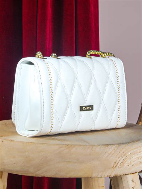 Buy Quilted Sling Bag 124469WHITENA – KAZO