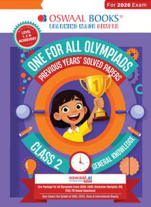 One For All Olympiads Class 2 General Knowledge (GK) Prep-Guide Book ...