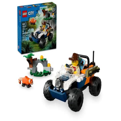 Lego 60424 City Jungle Explorer ATV Red Panda Mission (92 Pieces) — Toycra