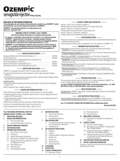Image result for Ozempic Dispensing Quick Reference Guide