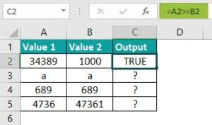 Logical Operators in Excel 的图像结果