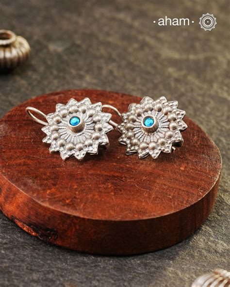 Silver Earrings – aham jewellery | handcrafted silver jewellery