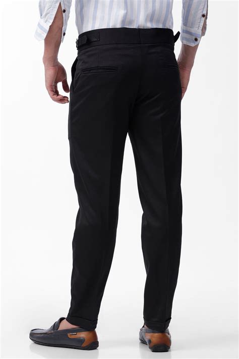 Korean Ankle Fit Black Trouser – Three Days