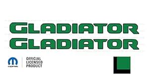 Decal Mods Gladiator Hood Graphic Vinyl Decal fits Jeep Wrangler ...