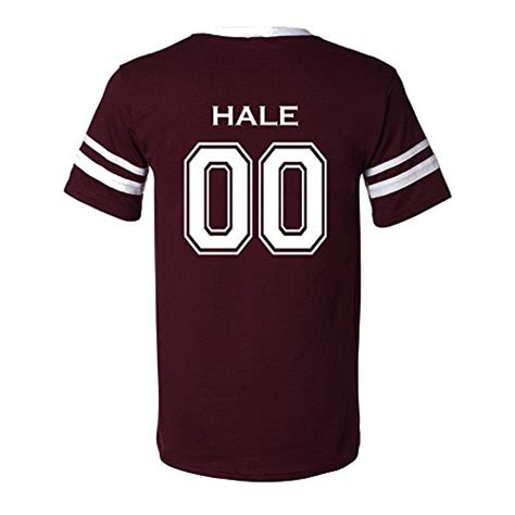 Adult Teen Wolf Beacon Hills Lacrosse Hale 00 Jersey Maroon ...