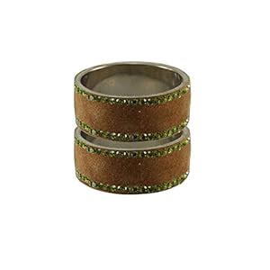 Buy Vidhya Kangan Bangle Set for Women (Maroon) (ban10422-2.6) at Amazon.in