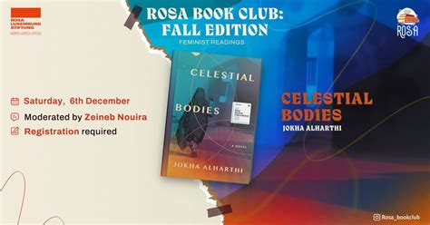 Rosa Book Club #9 : Celestial Bodies by Jokha Alharthi, 55 TER, Rue du ...