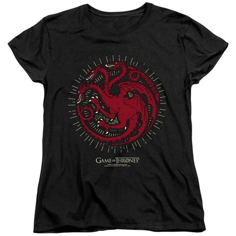 Game Of Thrones Targaryen Burst Sigil Short Sleeve Women´s T-Shirt