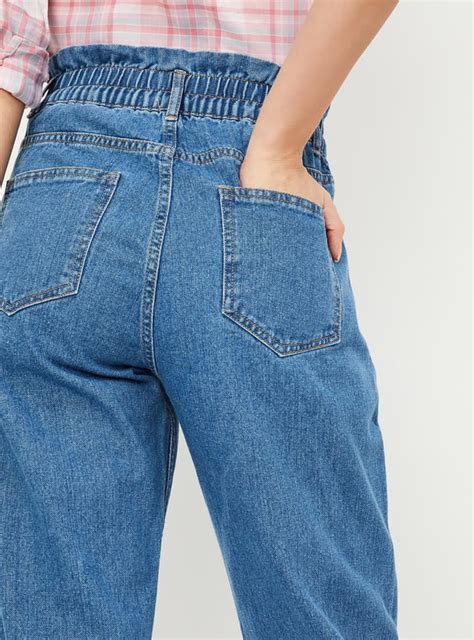 Buy Women Mom Fit Solid Jeans Online at just Rs. 1399.0 - 1000013537837 ...