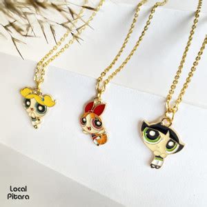 Local Pitara The Powerpuff Girls Necklace Stainless Steel Necklace ...