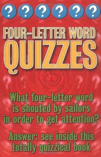 Four Letter Word Quizzes (Categorical quizzes) : Rigby, Christopher ...