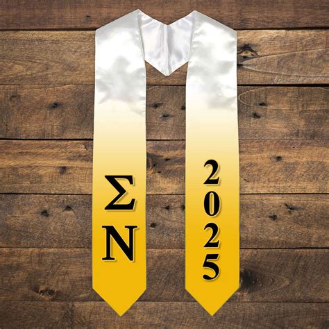 Sigma Nu Sigma Nu Extra Fancy Greek Graduation Stole W Year — GreekU