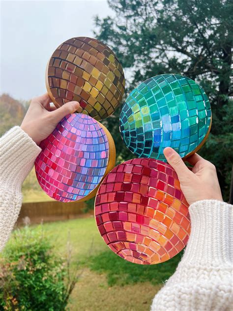 Disco Ball Minis! | Diy art painting, Diy canvas art, Canvas art painting