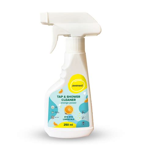 Tap and Shower Cleaner with Orange Power | Tough Limescale Remover for