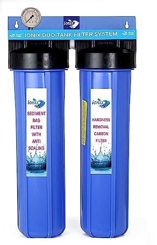 IONIX Duo Tank filter system 1 inch in out size, Saltless Water Softner ...