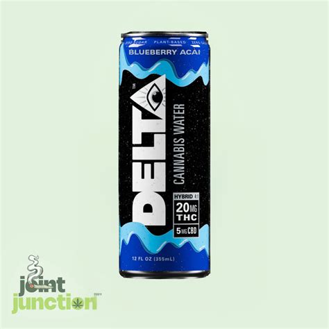DELTA Cannabis Water - Blueberry Acai | 20MG THC