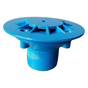 Swimming Pool Adjustable Floor Inlet Nozzle 2 Inch, Threaded (ABS, Blue ...