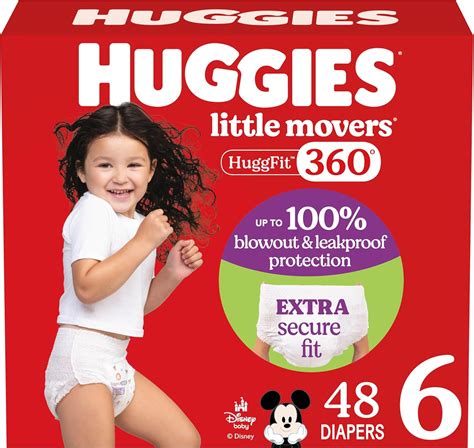 Amazon.com: Huggies Size 6 Baby Diapers, Little Movers HuggFit 360 ...