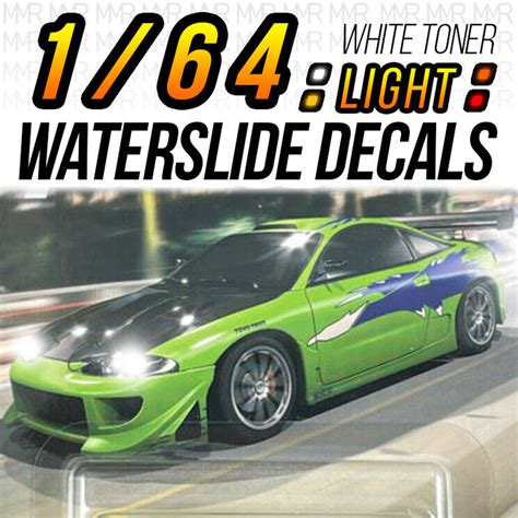 '95 Mitsubishi Eclipse Head Tail Light WaterSlide Decals - Mod My Ride