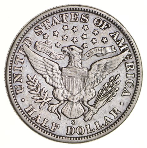 1898-S Barber Half Dollar - Circulated | Property Room