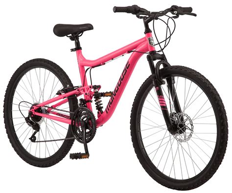 Buy Mongoose Major Mountain Bike, 26-inch wheels, 21 speeds, pink ...