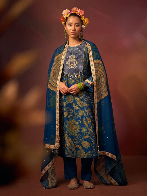 Buy Blue Kurta Set | Shop Saundh