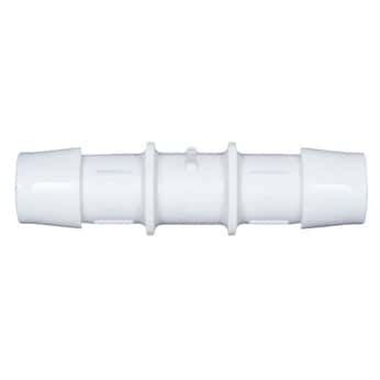 Cole-Parmer® Cleanroom Hose Barb Fittings, Straight Union, White Nylon ...