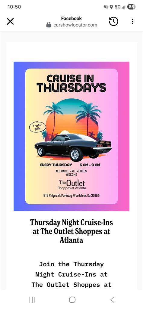 Cruise In @The Outlet Mall Woodstock, Woodstock Ga., Lebanon, 18 ...