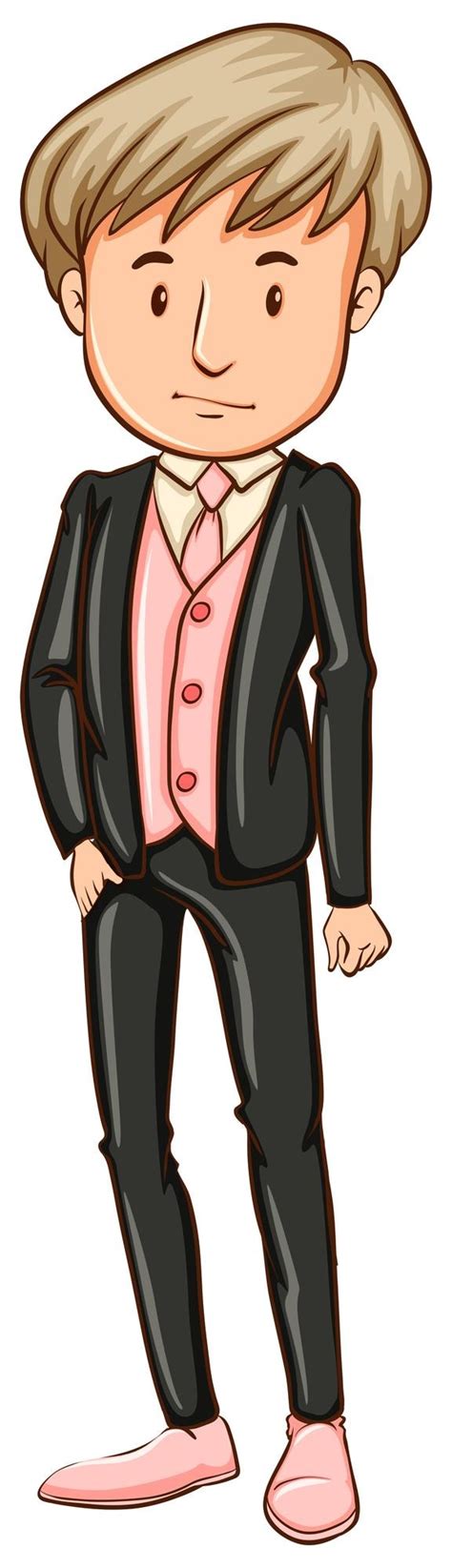Cartoon Man Formal Wear Images - Free Download on Freepik