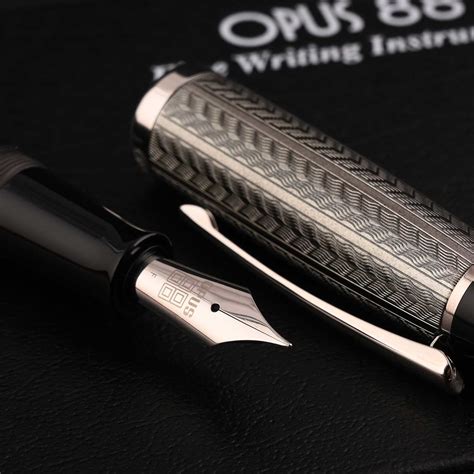 Opus 88 Opera Fountain Pen - Grey Arrow – Makoba