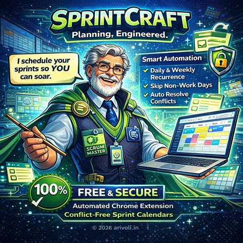 SprintCraft - Planning, Engineered. | arivoli.in