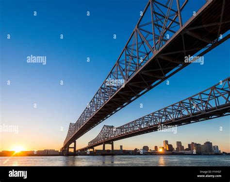 United States, Louisiana, New Orleans, the Crescent City Connection ...