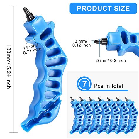 Buy 7 Pieces Drip Irrigation Hole Punch Drip Irrigation Parts 2-in-1 ...