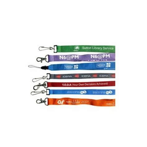 Printed Lanyard - Lanyards Employees Id Badge Card Digital Printing ...