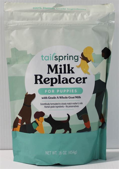 16 OZ MILK REPLACER FOR PUPPIES GRADE A WHOLE GOAT MILK FORMULA TO ...