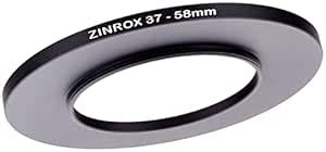 Buy ZINROX® 37-58mm Step Up Lens Filter Adapter Ring, Set of 1 Piece ...