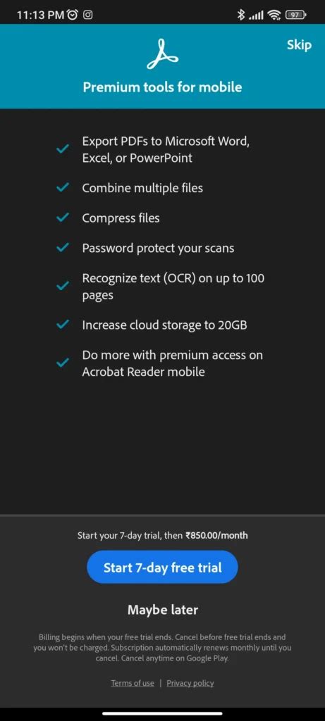 Adobe Scanner App Android 的图像结果