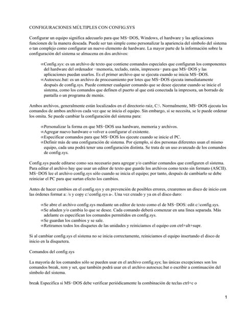 CONFIG.SYS Tutorial 的图像结果