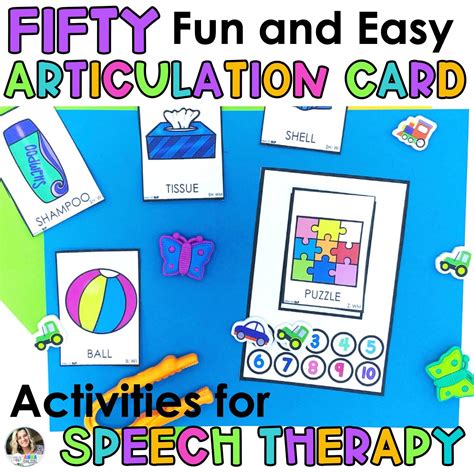 50 fun and easy articulation activities for speech therapy – Artofit
