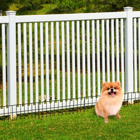 Pure Garden 24x15-Inch Animal Barrier Fence - 10-Pack No-Dig Garden ...