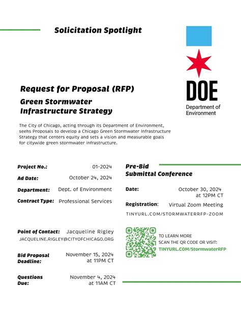 📢 New RFP from DOE! Help keep pollution out of Chicago’s waterways and ...
