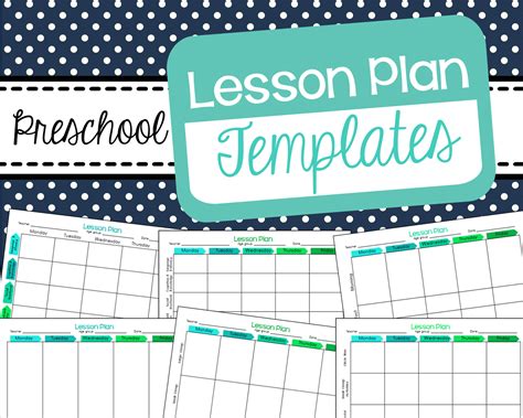 Free Printable Preschool Lesson Plans