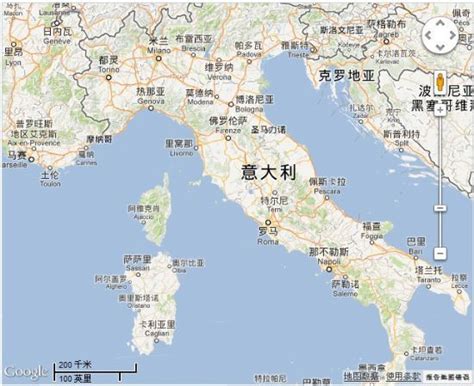 意大利卫星地图_意大利地图_意大利旅游地图_淘宝学堂
