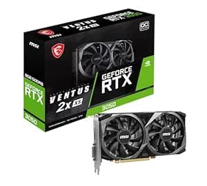 Amazon.in: Buy MSI Gaming GeForce RTX 3050 8GB GDRR6 128-Bit HDMI/DP ...