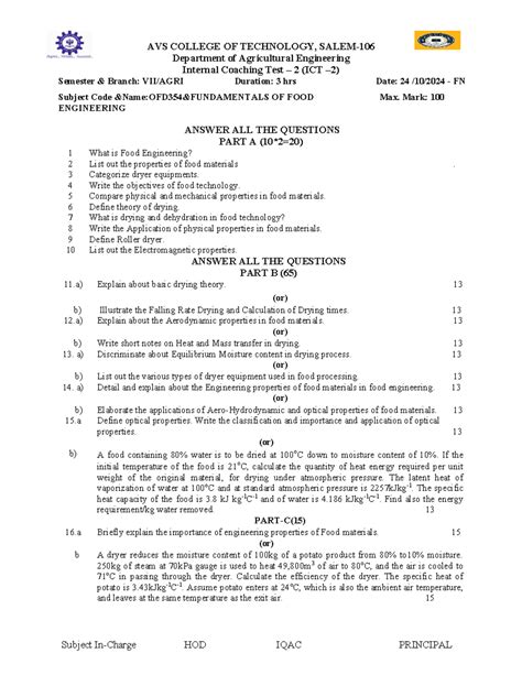 Ict 2 - GFDSG - AVS COLLEGE OF TECHNOLOGY, SALEM- Department of ...