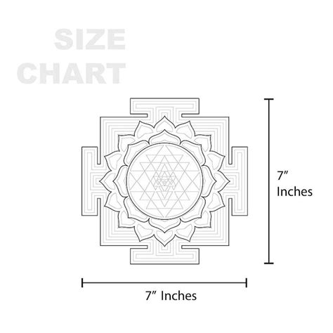 Buy Sri Yantra Wooden Art Living Room Gift Shree Yantra Wall Art ...