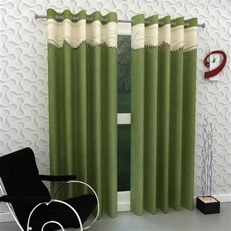 Buy Geonature Eyelet Window Curtains Set of 2 Online at Low Prices in ...