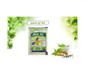 wishku 34 sachets Gopal Herbals Pain Nil Powder Powder Powder - Buy ...