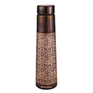 Copperika Antique Engraved Tower Copper Water Bottle 950ml Original ...