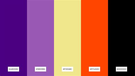 The Best 15 Black Purple Color Palette Combinations